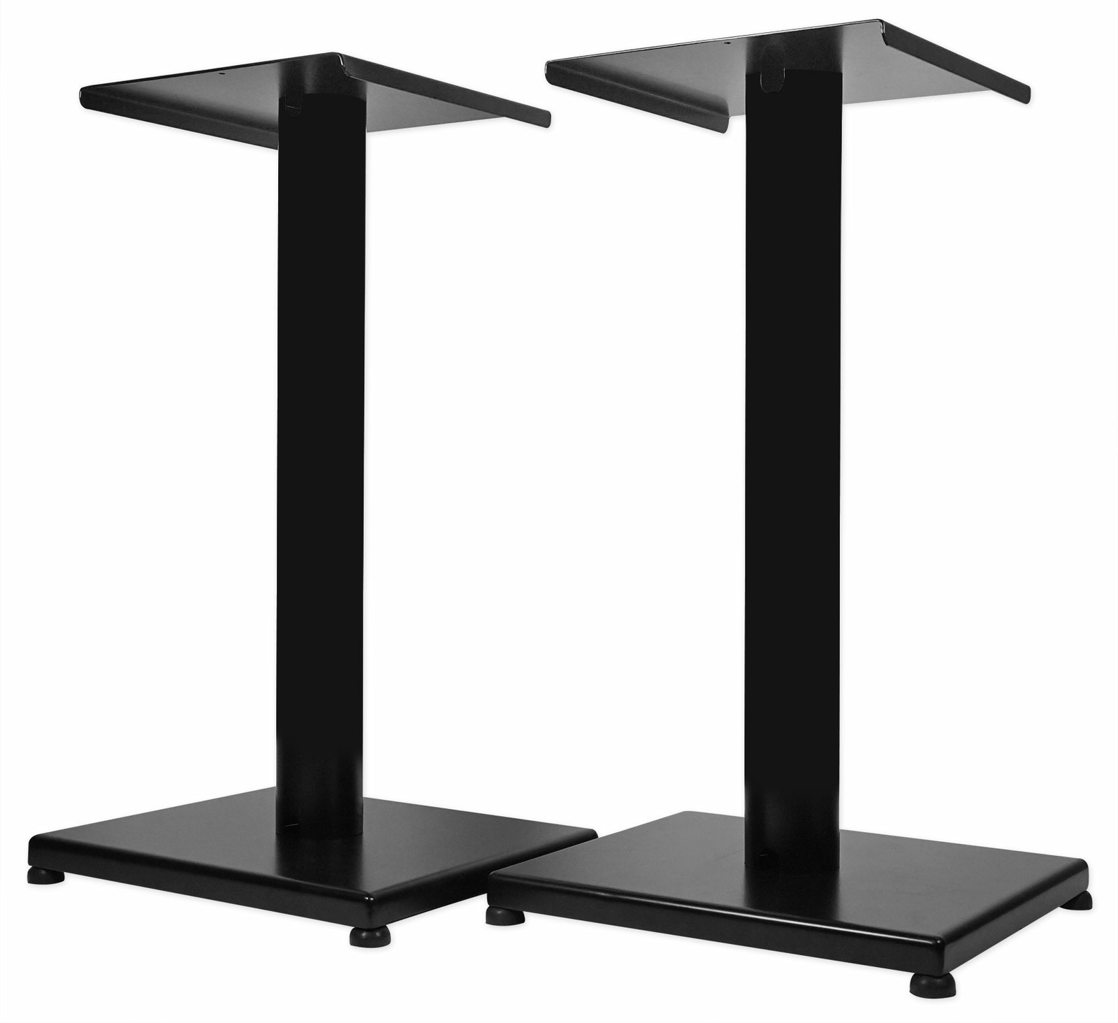 Pair Rockville RS21B 21" Steel Bookshelf Speaker/Studio Monitor Stands - Black