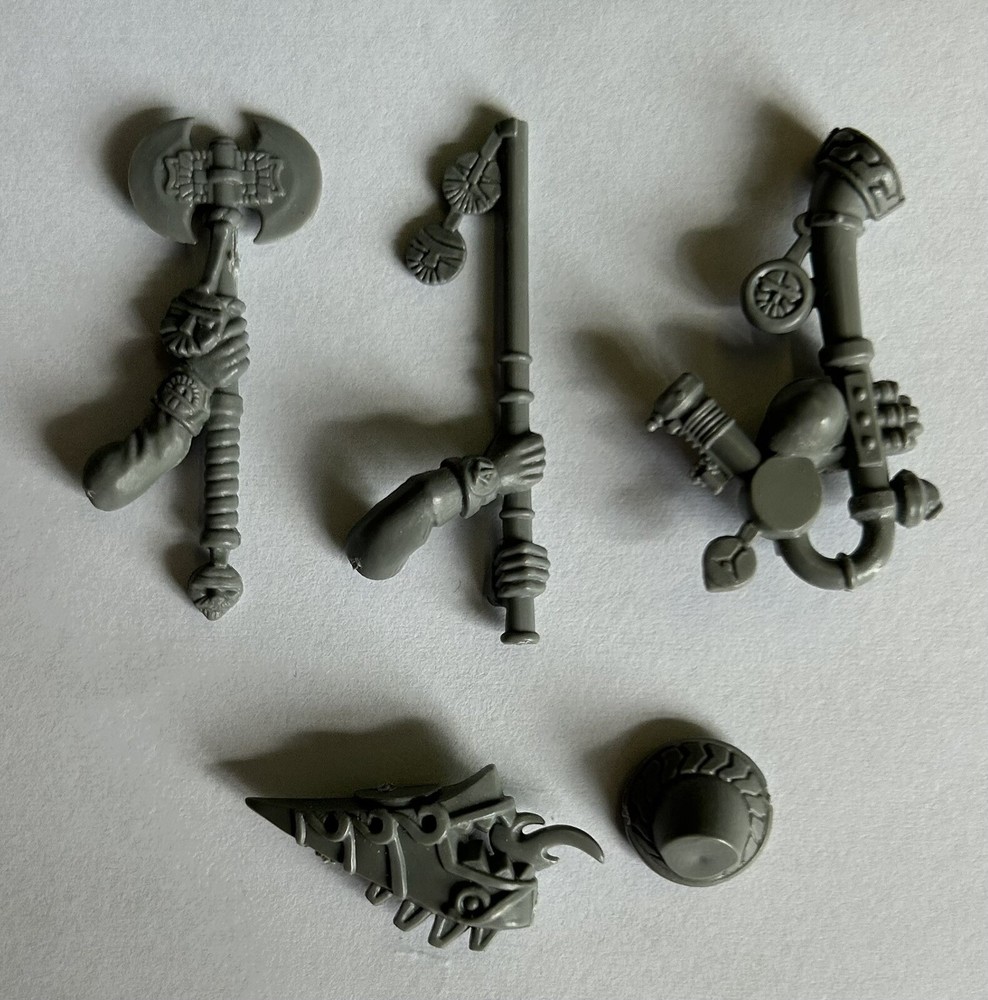 Warhammer Dwarf Army Warriors Clansmen Command Group Arms OOP New Bits