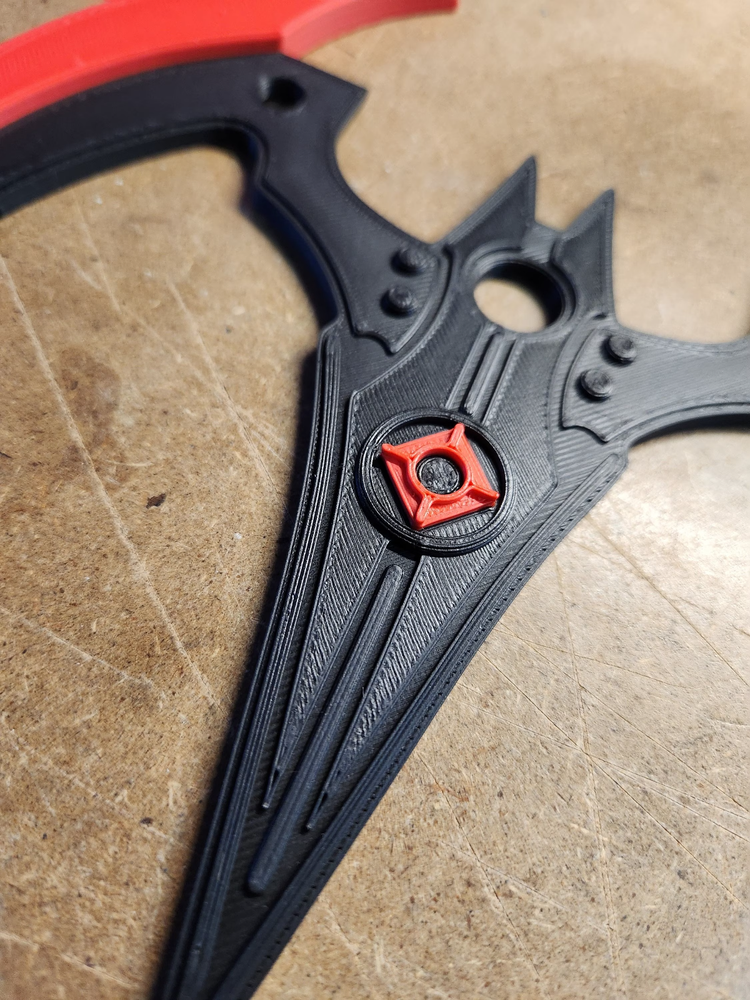 Arkham Knight Batarang (3d Printed Single print multi colors)
