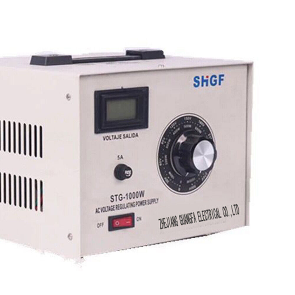 STG-1000W Variac Auto Transformer Variable Voltage Regulator Metered 0-300V