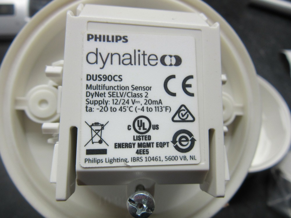 Dynalite By Philips DUS90CS Universal Sensor 90* Degree Wall or Ceiling NEW!!!