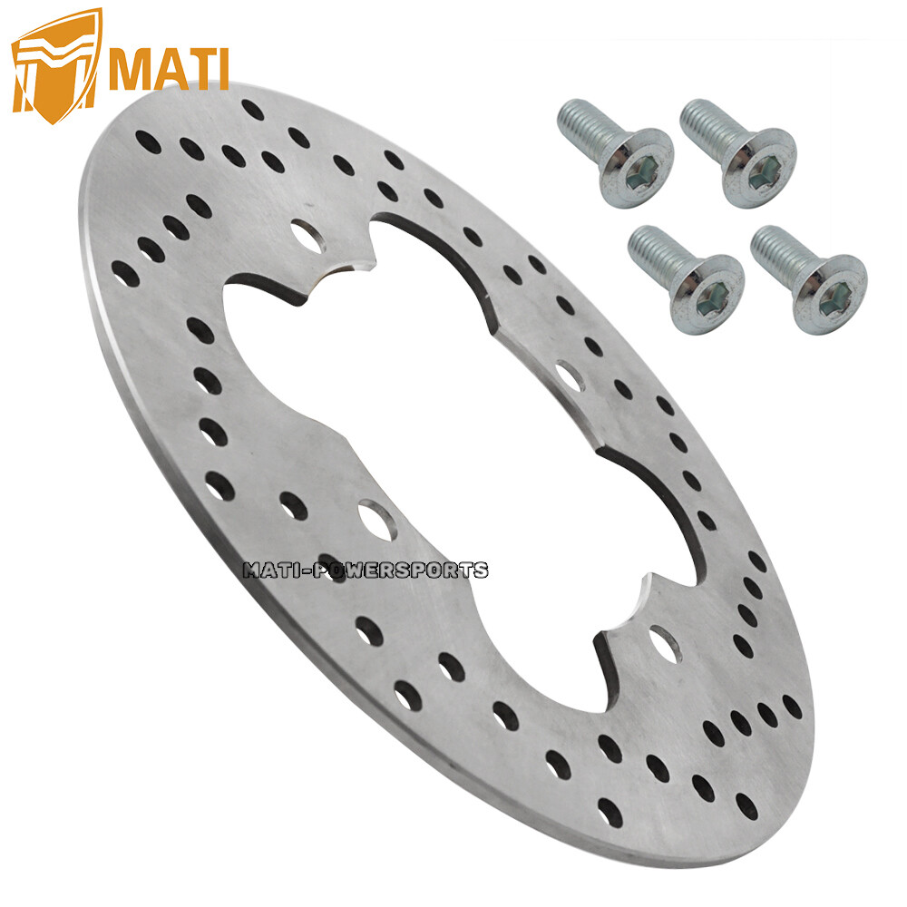 Rear Brake Disc Rotor w/Bolt for Honda Sportrax 400 TRX400EX TRX400X 1999-2014