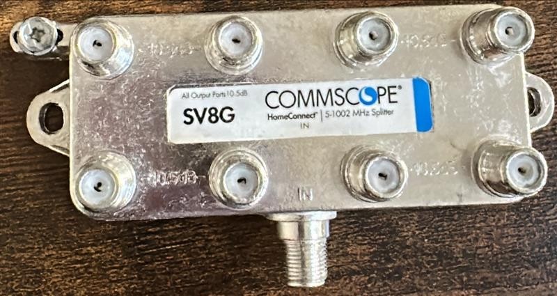 Commscope SV8G HomeConnect 8 Way Cable Antenna Splitter