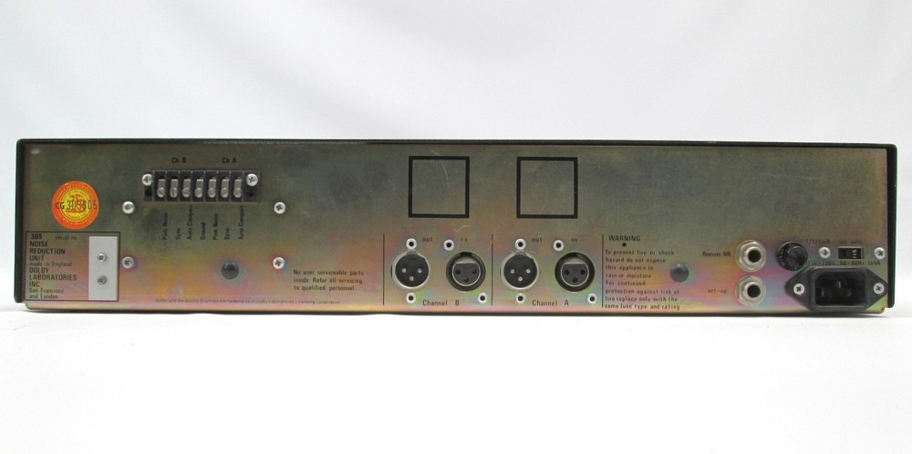 Dolby Model 365 Noise Reduction Unit - FRAME ONLY