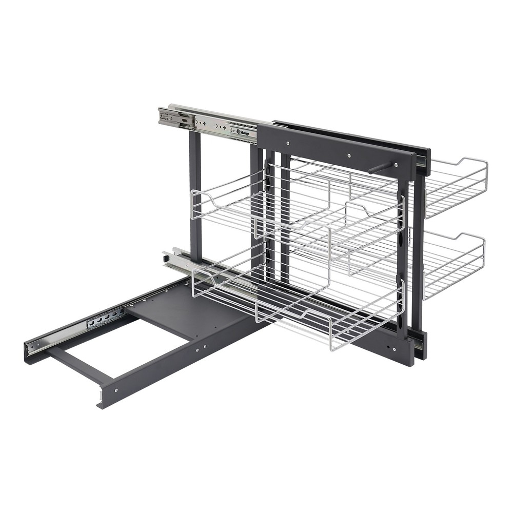 Pull-out Cupboard Organizer Pantry Shelves Kitchen Storage Shelf Holding Rack