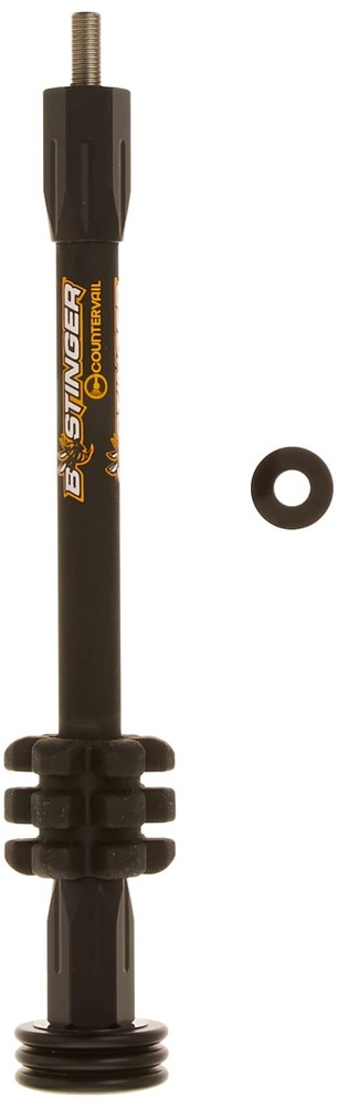 Bee Stinger B-Stinger MicroHex Stabilizer Matte 8", Black 8 In.,