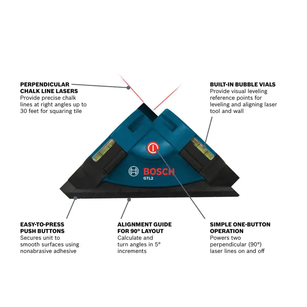 30 Ft. Laser Level Square for Layout and Alignment