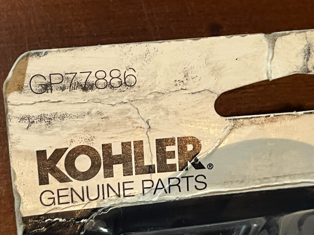 KOHLER NEW OEM PART # GP77886