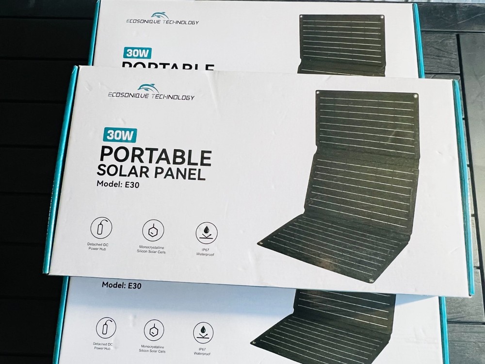 Ecosonique 30W Portable Solar Panel
