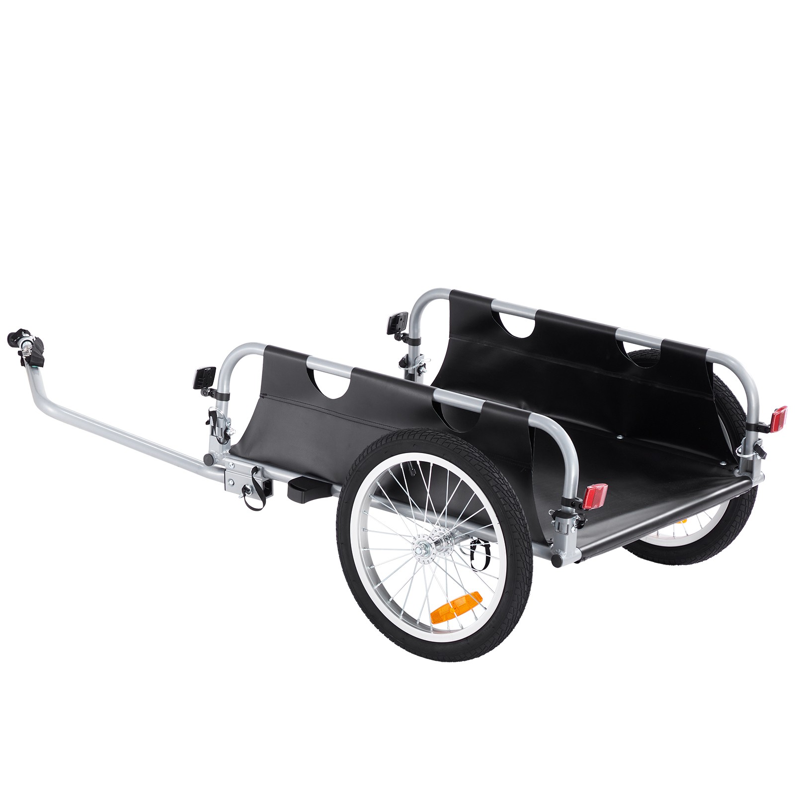 Bike Cargo Trailer Bicycle Carrier Storage Cart 100lbs Load Aluminum Alloy