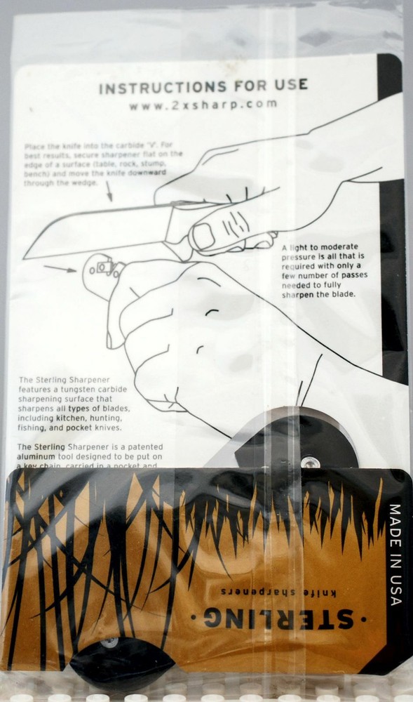 Sterling Knife Sharpener with Train Design