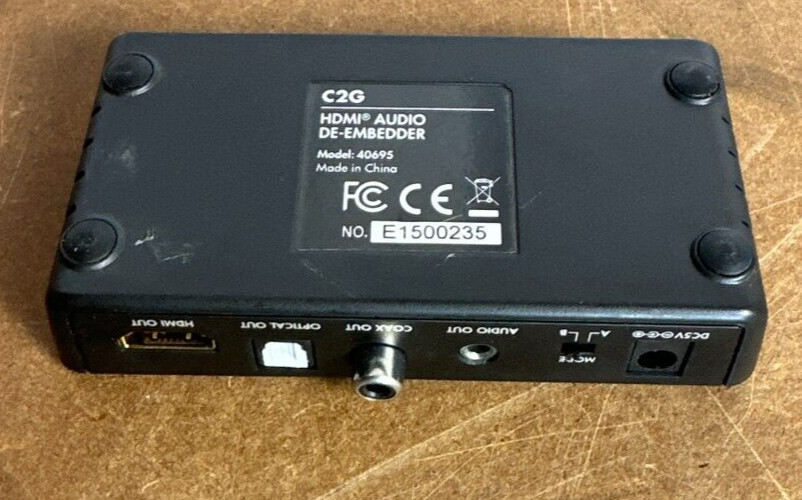 C2G HDMI Audio De-Embedder (Model 40695)