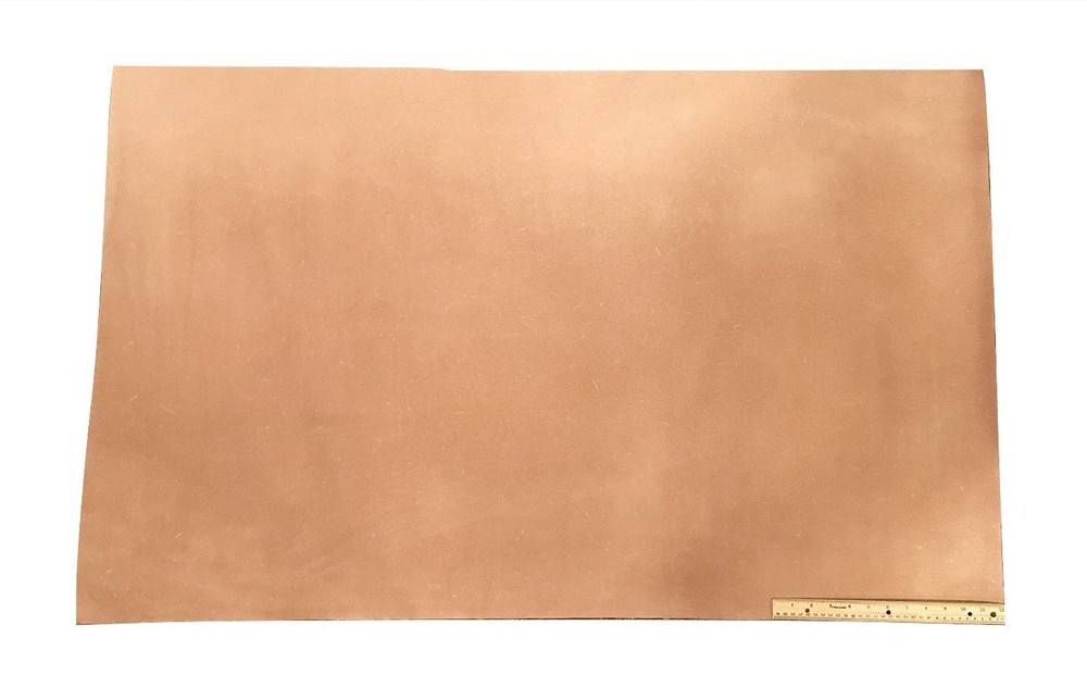 LEATHER SIDE PIECE VEG TAN SPLIT Medium Weight 10 Square Feet, 2.5' x 4'