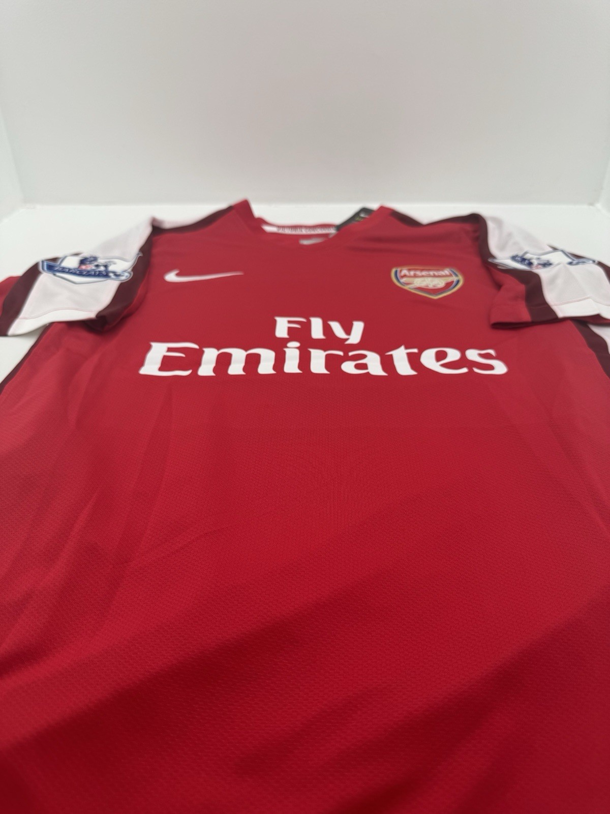 2009/2010 Arsenal Vela Home Retro Jersey Carlos Vela #12 Red Vintage Iconic