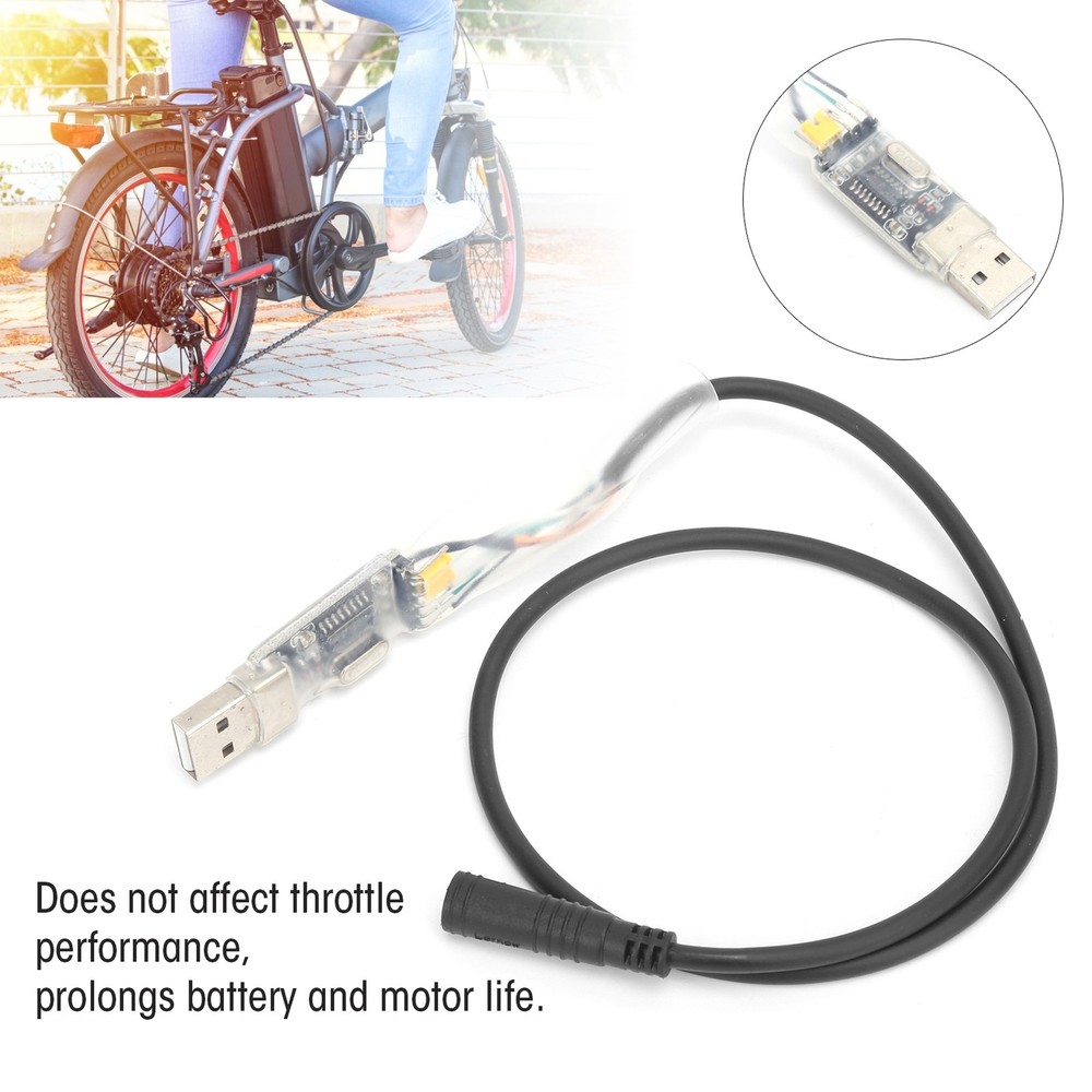 USB Programming Cable For Electric Bike Motor Change Parameters Easily For PAS