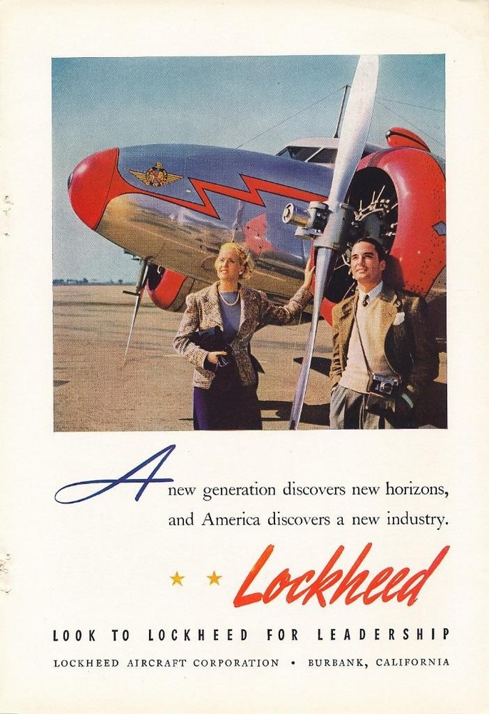 Magazine Ad - 1939 - Lockheed
