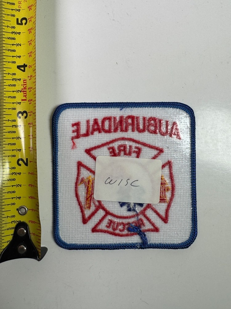 Auburndale Fire Rescue Wisconsin WI Patch A10