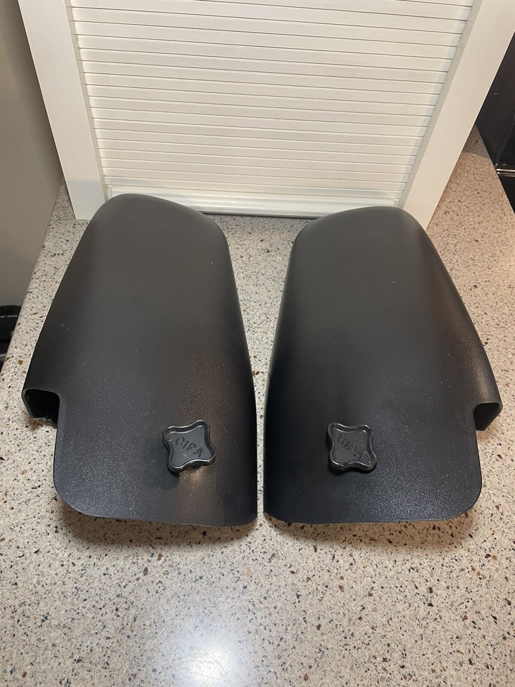 CIPA Towing Side Mirrors GMC Chevy Black Driver/Passenger - SET