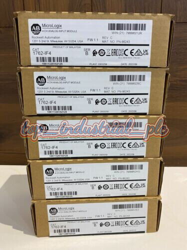 NEW Sealed Allen-Bradley 1762-IF4 ser B MicroLogix Analog Input Module