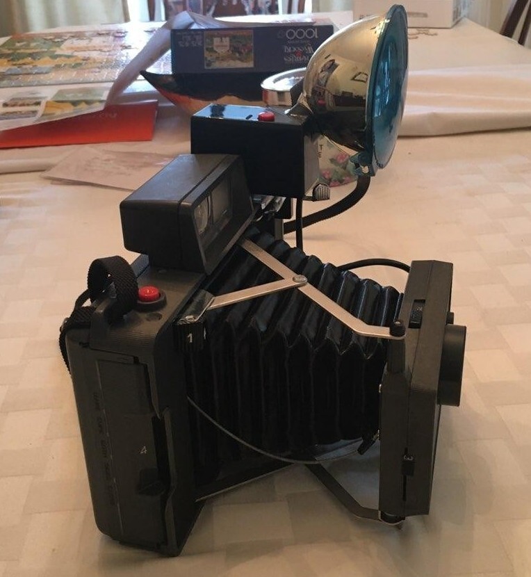 Polaroid Countdown M60 Automatic Land Camera #268 Flashgun and manual