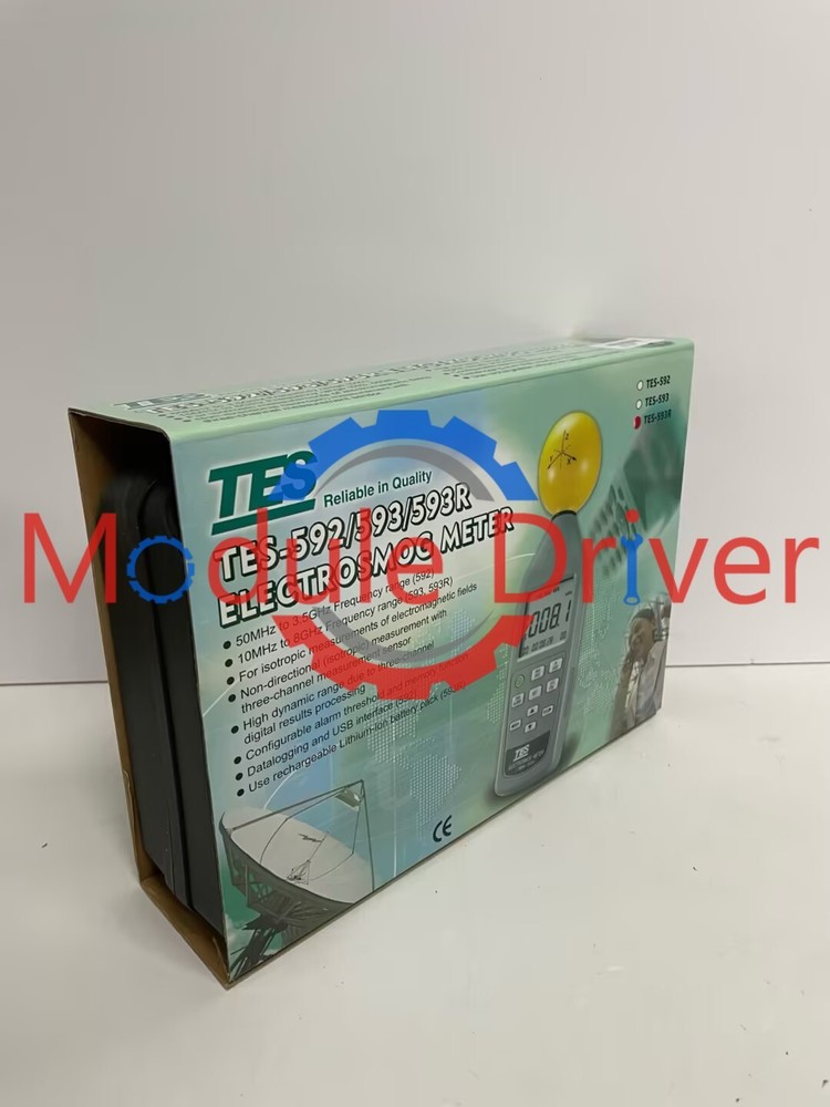TES-593R EMF Meter Triaxial Data Logger Electromagnetic Radiation Detector