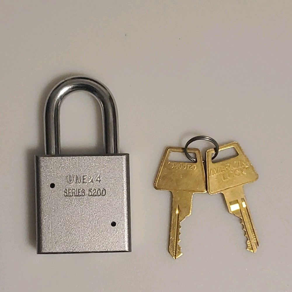 American Lock A5200 Padlock, Keyed Different, Standard Shackle, Rectangular