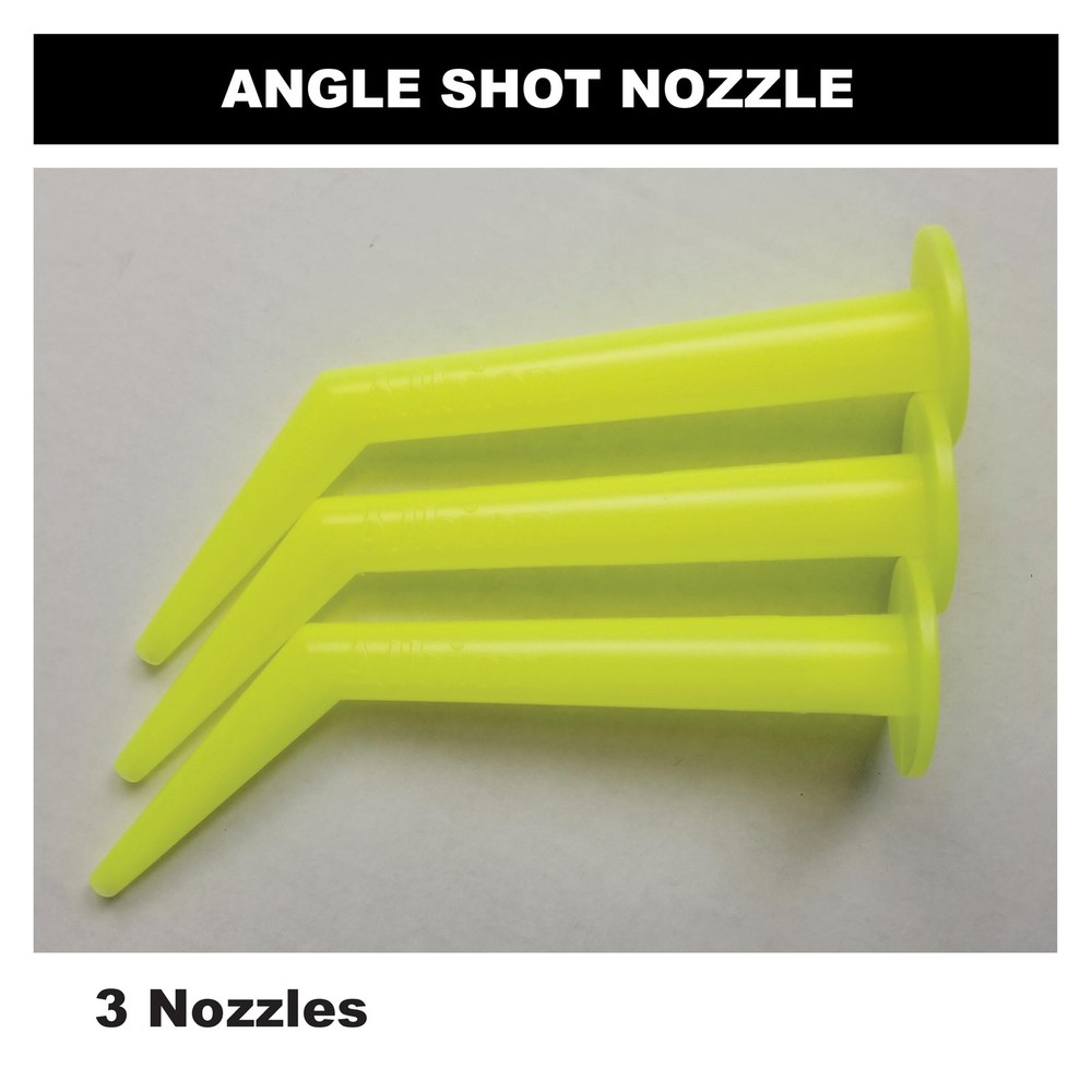 Albion Engineering Company 935-1(3 Pack) Angle Shot Nozzle, Yellow