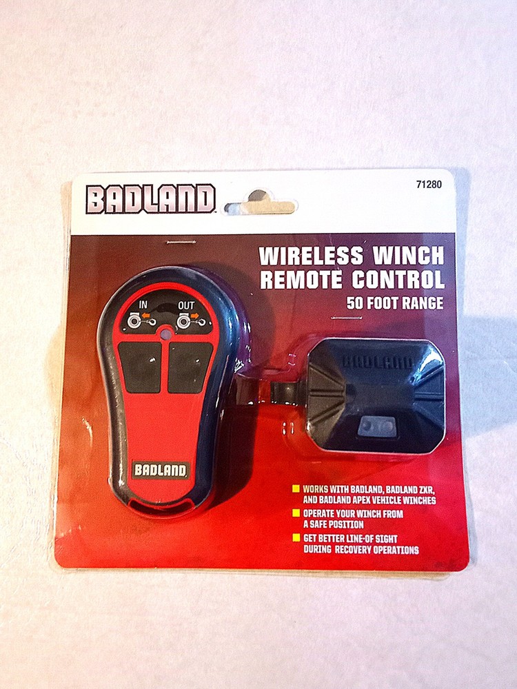 BADLAND Wireless Winch Remote Control #71280 - UPC: 193175542649
