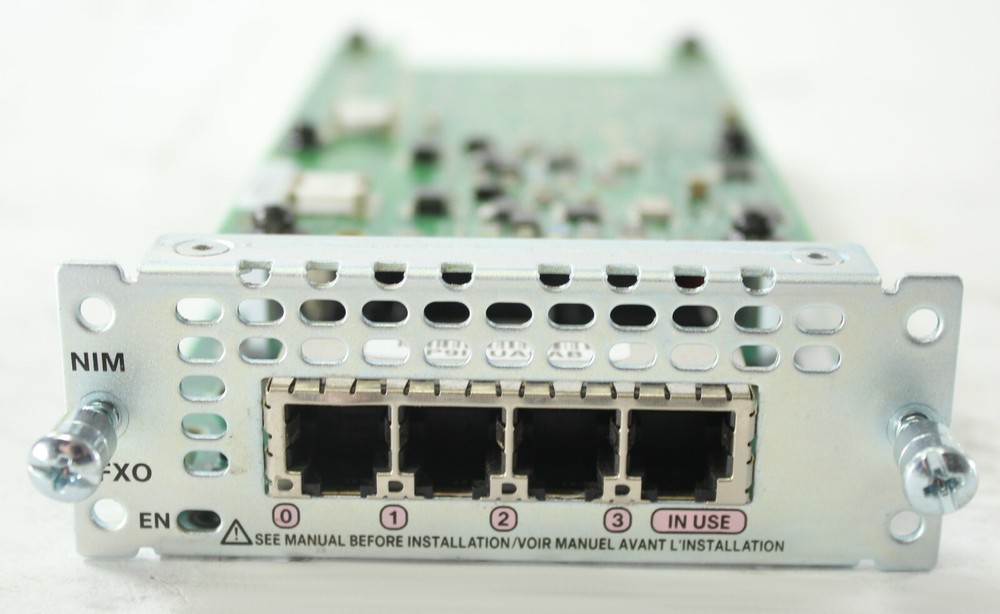 Cisco NIM-4FXO 4-Port Network Interface Module