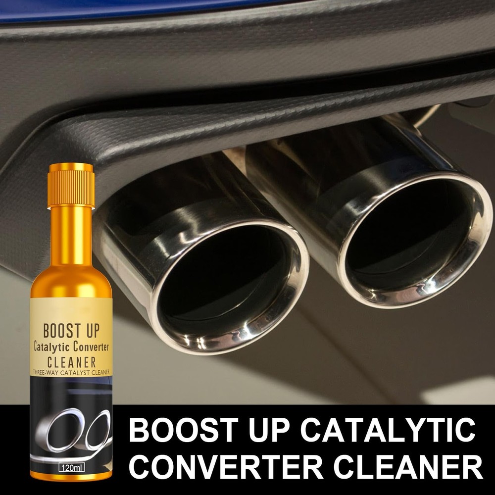 BIXMK 2pcs Catalytic Converter Cleaner Auto Parts Engine, Boost Up