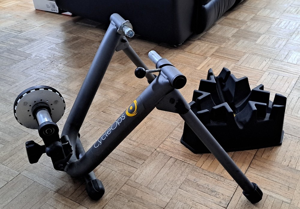 Cycle Ops Foldable Bike Trainer with Block Riser