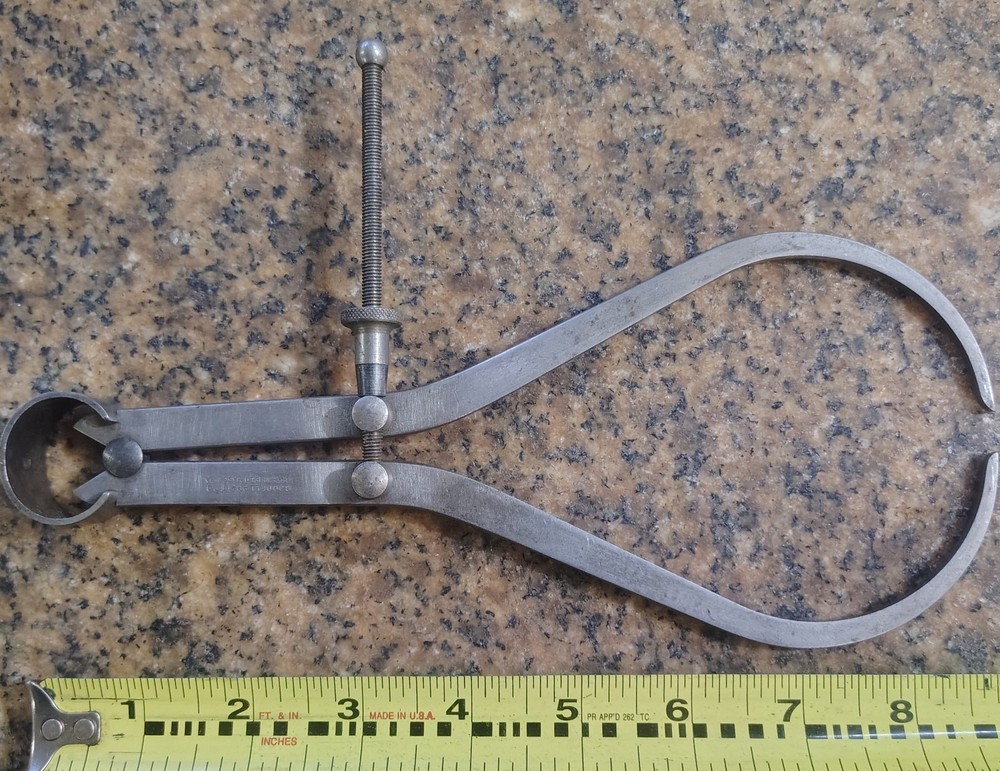 🗽VINTAGE GOODELL PRATT 8" OD CALIPER