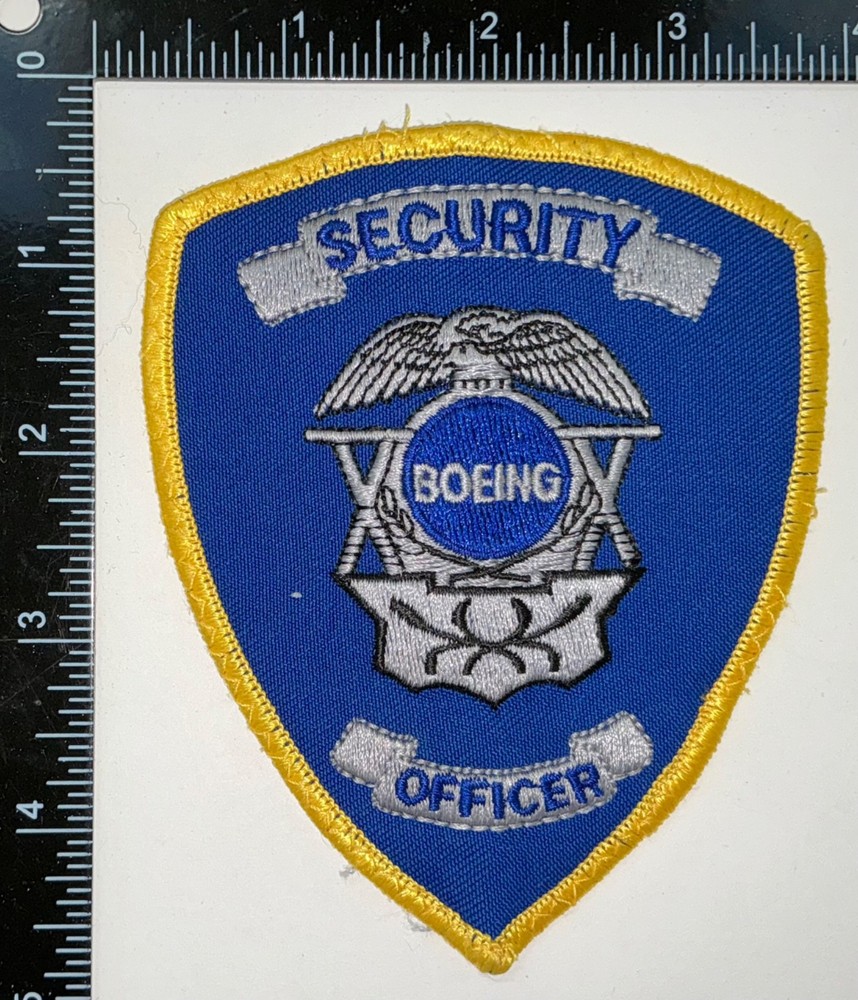 VINTAGE Boeing Security Officer Patch