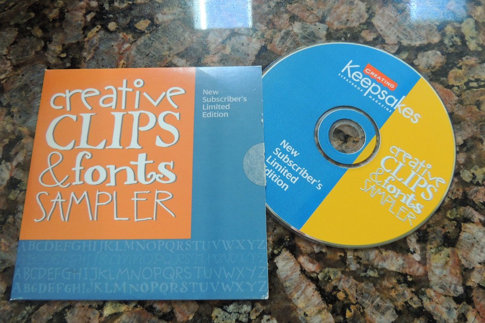 Creative Clips & Fonts Sampler Limited Edition(CD-ROM)