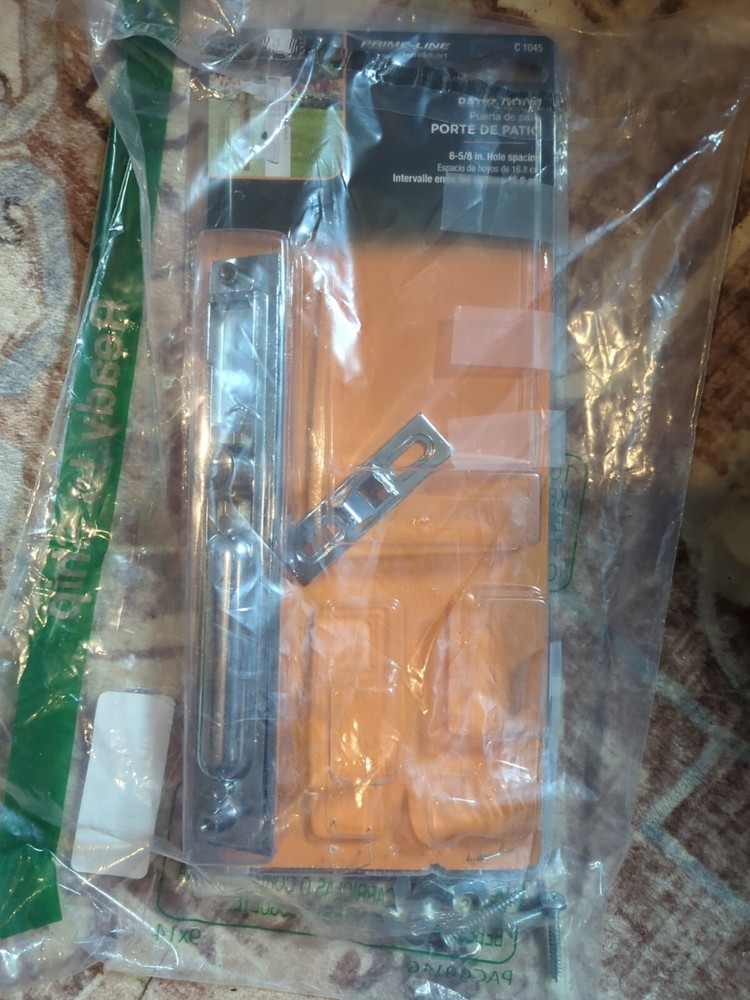 Prime Line C 1045 Patio Door Handle Set Chrome