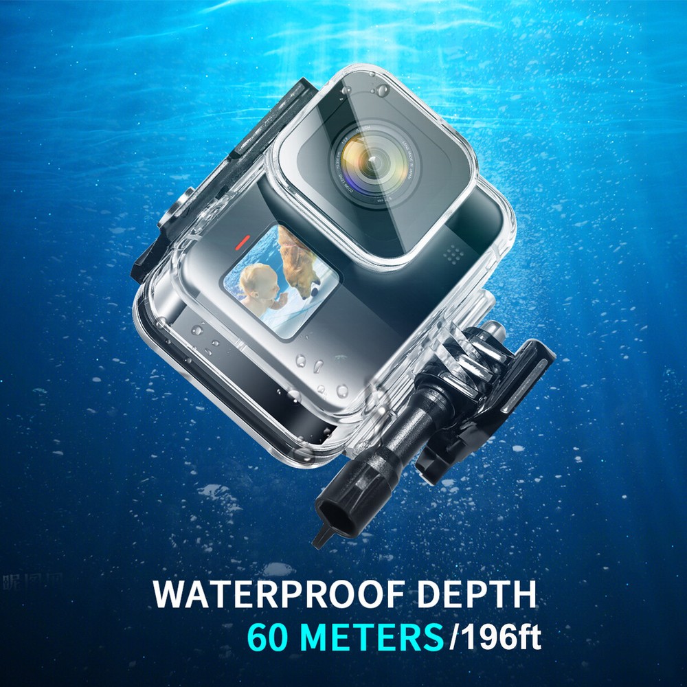 For GoPro HERO8 Black Waterproof Protective Case Underwater Diving Housing Shell