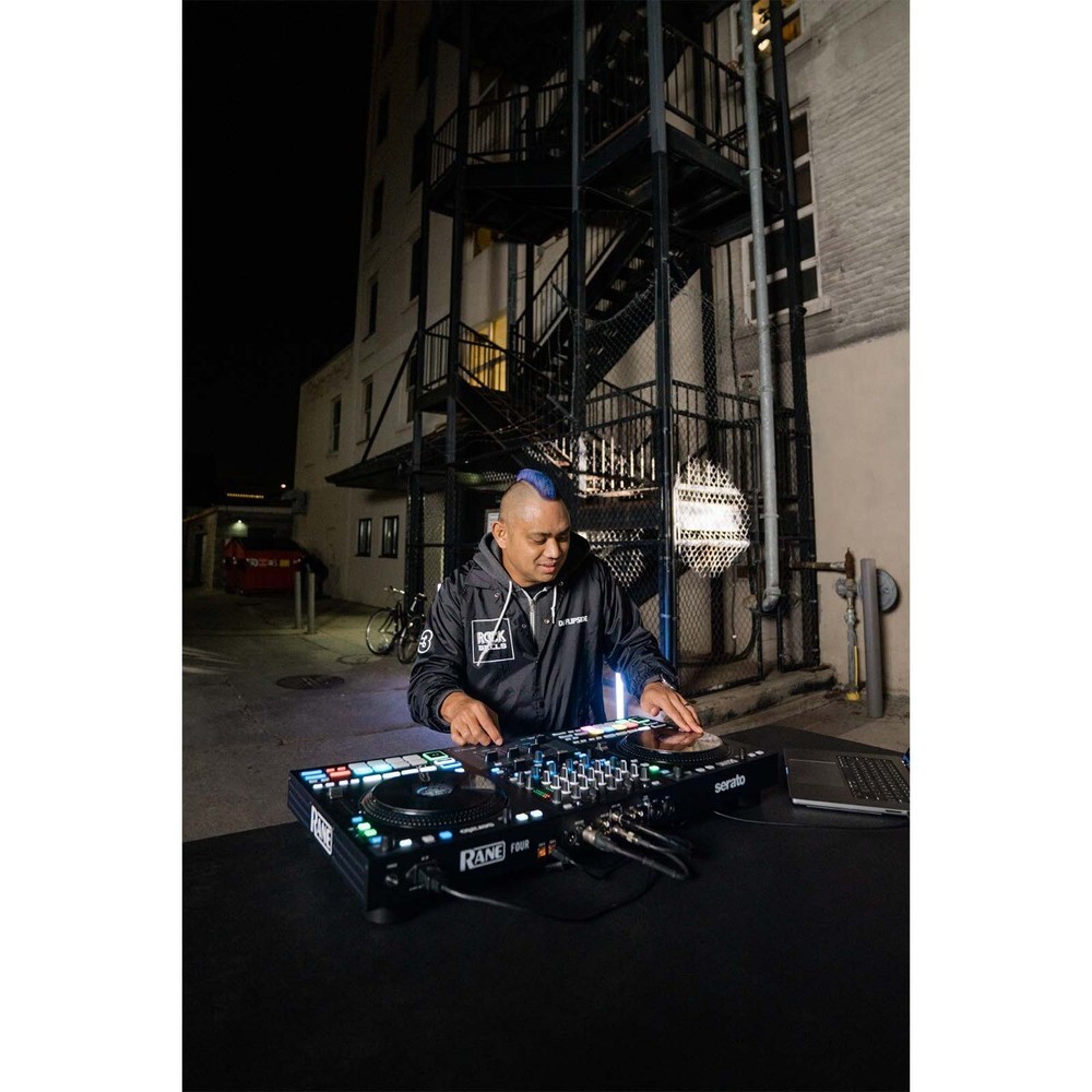 Rane FOUR Advanced 4 Channel Mixer Stems Serato DJ Pro Controller Rane 4