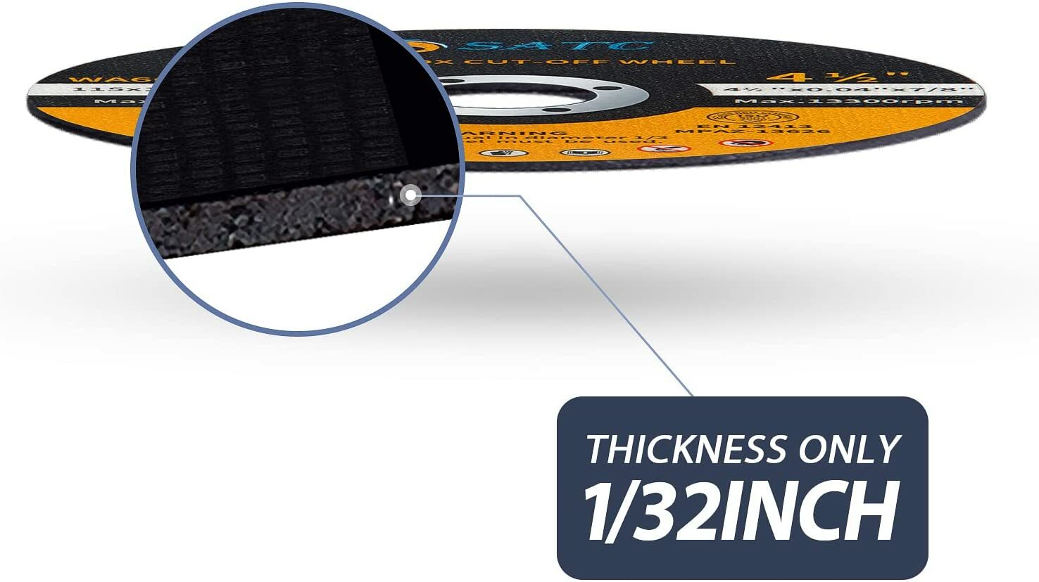 25PCS 3 inch Cut Off Wheels 3/8" Arbor Metal Cutting Disc Die Grinder Blade Tool