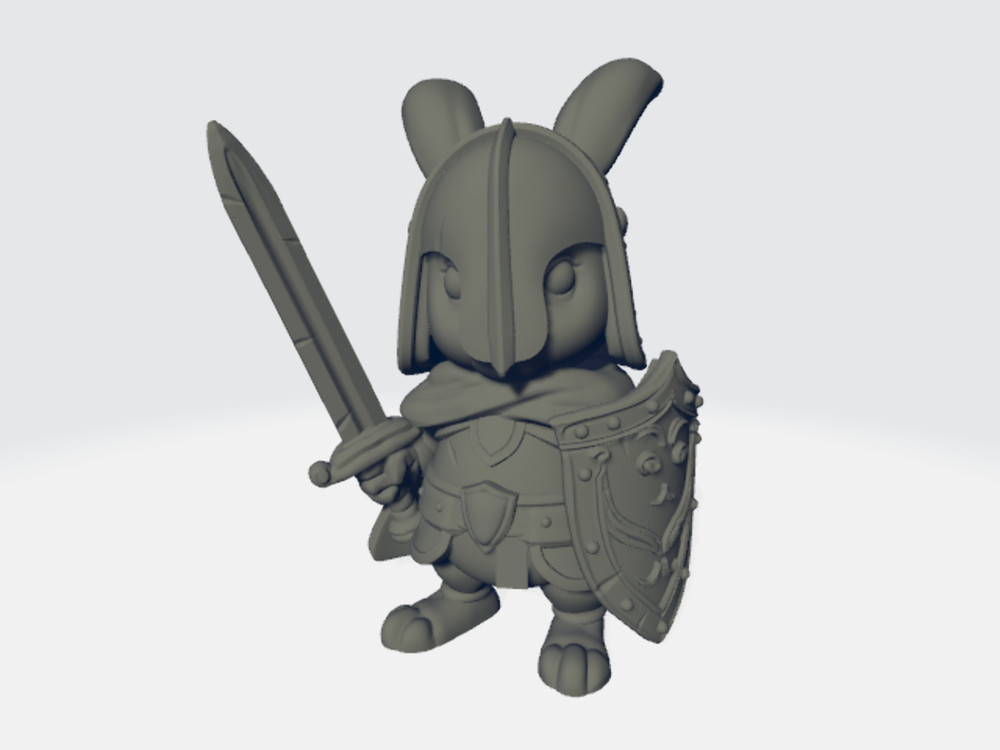 Seahorse 3D - Rabbit Warrior