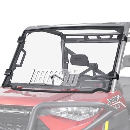 Full Windshield with Sliding Window Compatible with Polaris Vented Windshield