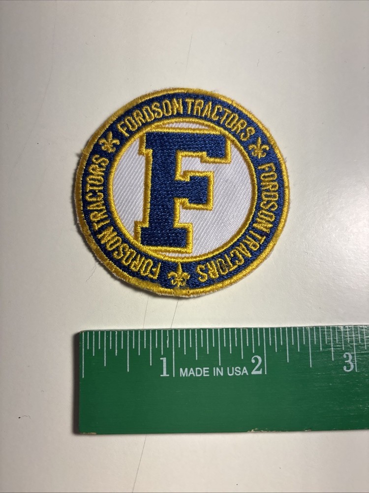 Vintage Fordson Tractors Embroidered Patch