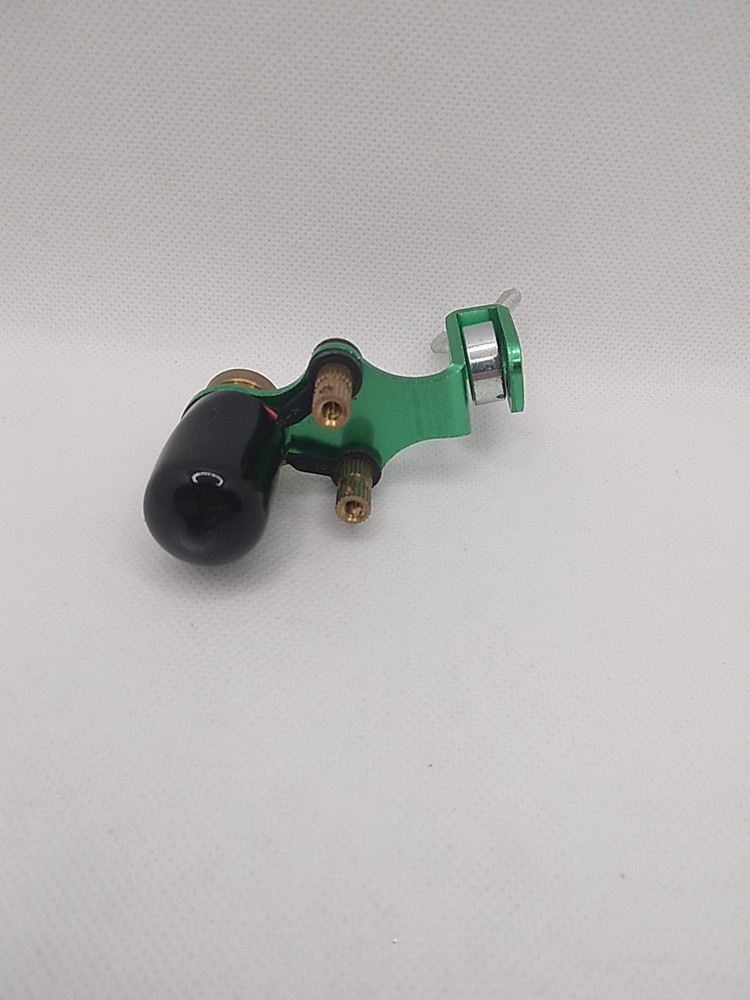 Green Rotary Tattoo Machine with Adjustable Needle Tension