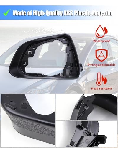 Mirror Frame, Driver Side/Left Side Mirror Cover Housing model 3 driver side