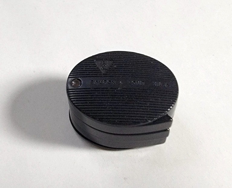 Vintage Bausch & Lomb Triple Lens 5x to 20x Folding Picket Magnifier Mini Loupe