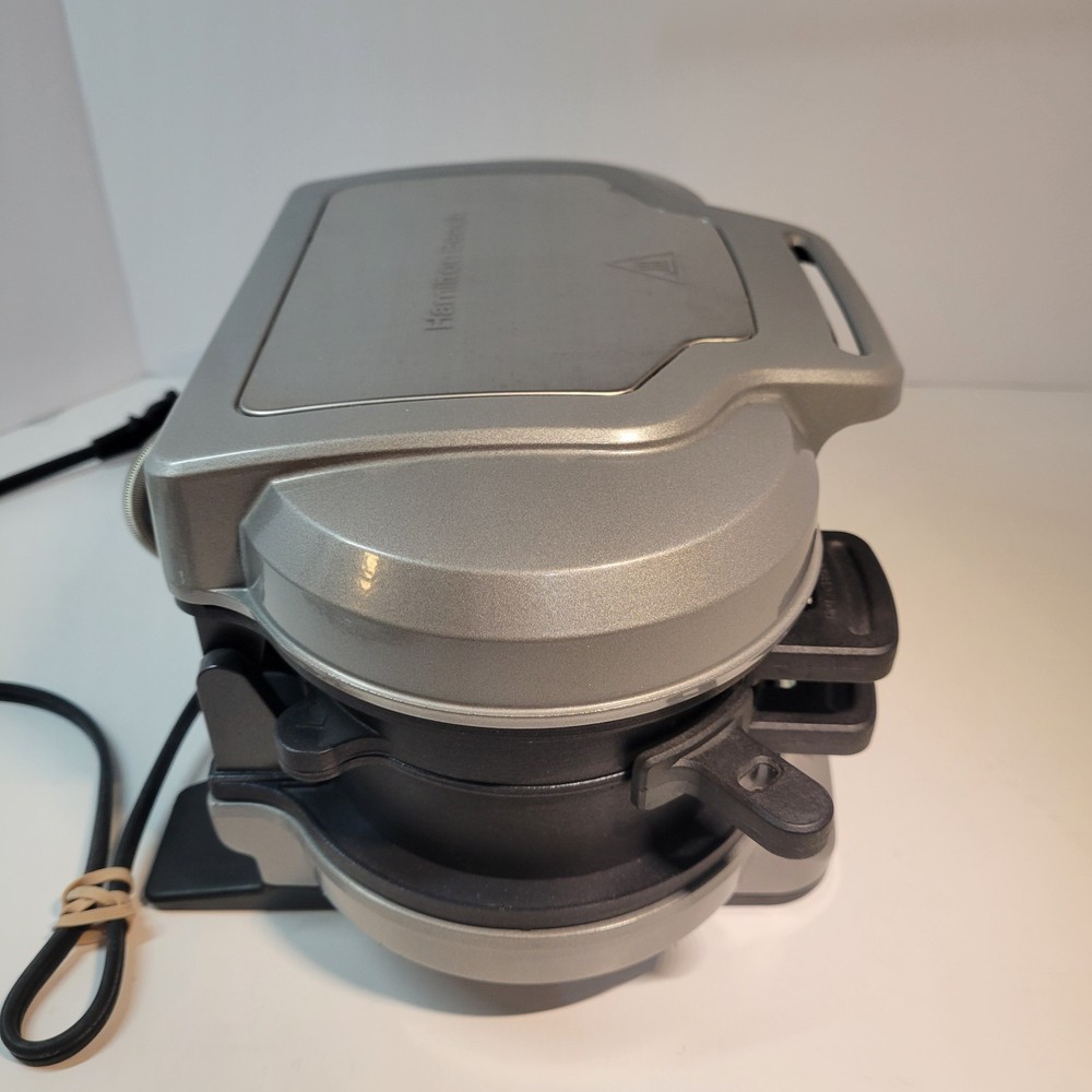 Hamilton Beach Dual Breakfast Sandwich Maker Timer Model 25490A Tested Works