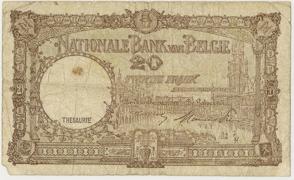 1948 Belgium 20 Francs ~ Priced Right!