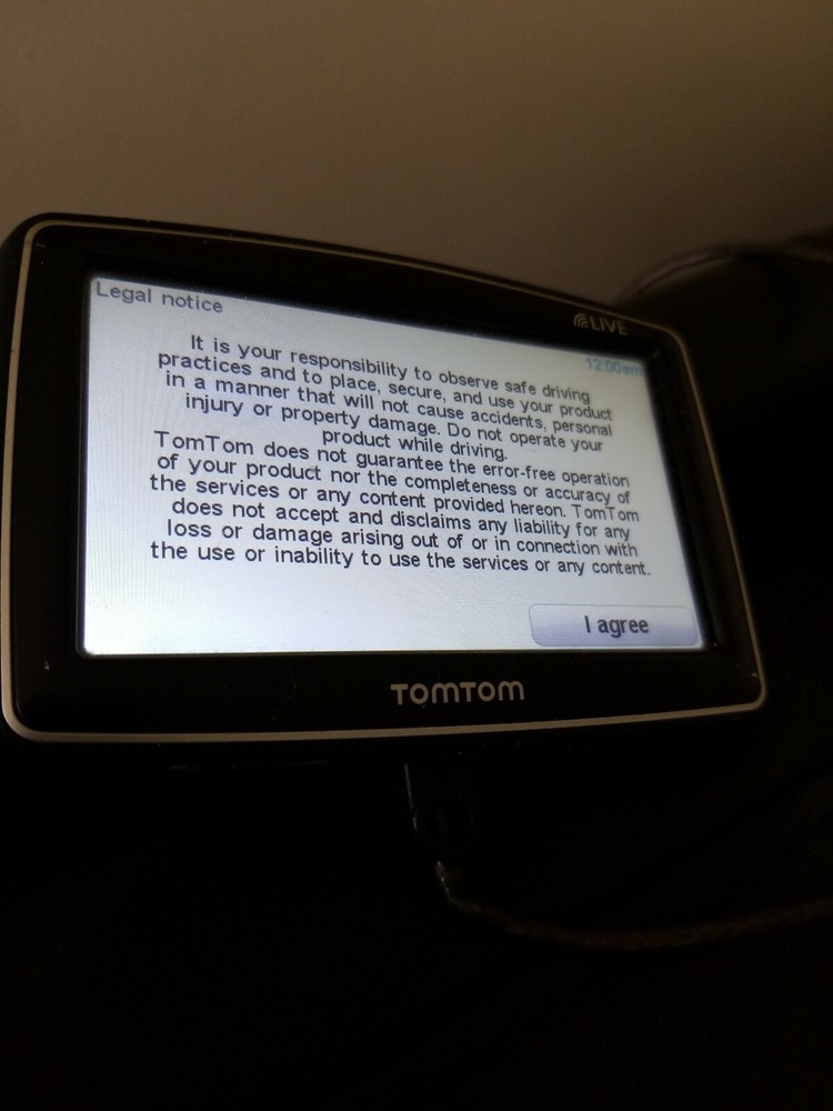 Tomtom XL Live TTS GPS working