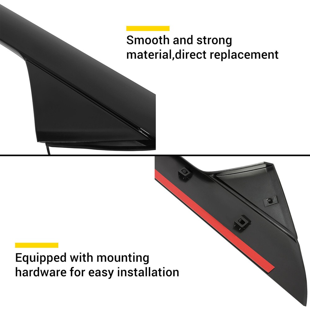 4Pcs For 11-19 Ford Explorer Left Right Side Windshield A-Pillar Molding Trim
