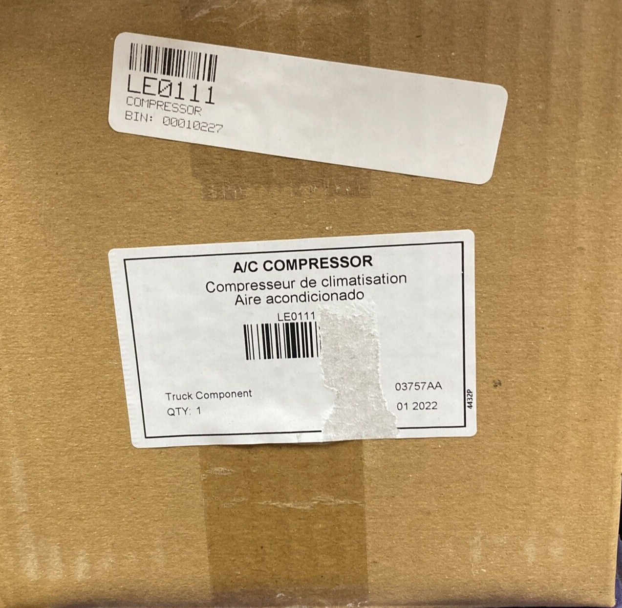 ~ NEW GENUINE PACCAR OEM ~ KENWORTH A/C COMPRESSOR ~ LE0111