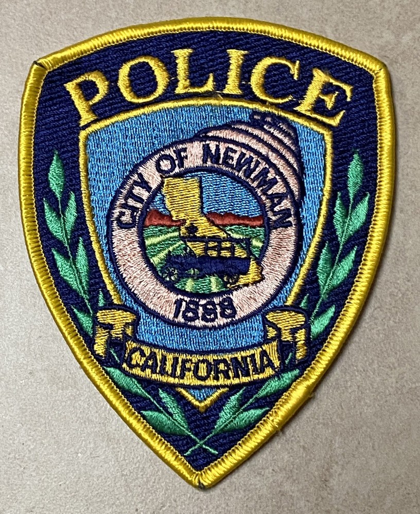 Newman CA   Police Patch  (Clean & Authentic)  Free Shipping